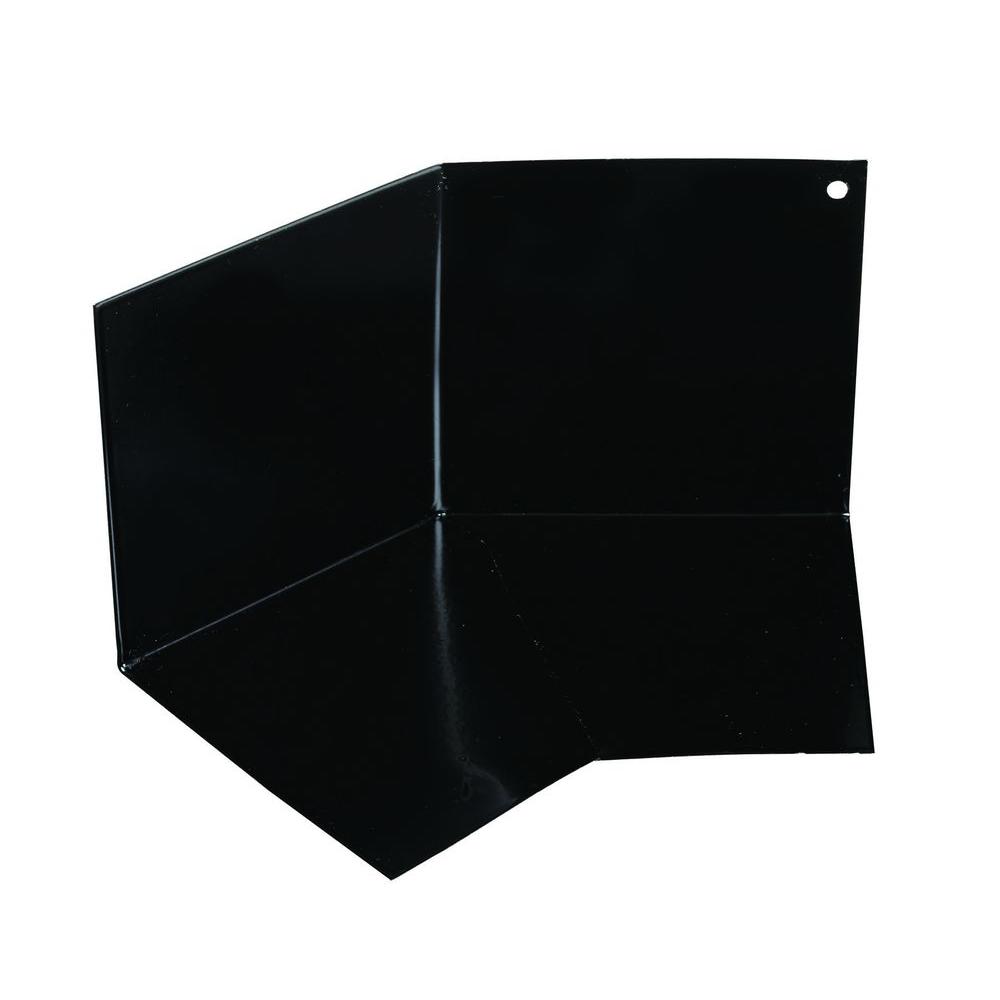 4 in. x 8 in. Black Aluminum Kickout Diverter Flashing