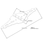 Everbilt 8 in. x 5-1/2 in. Black Decorative Strap Hinge (2-Pack)
