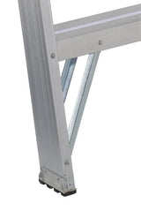 Louisville Ladder 8' Aluminum Step Ladder, 12' Reach, 250 lbs Load Capacity, W-2112-08S