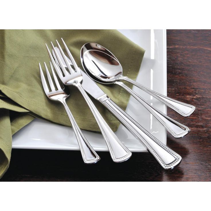 Needlepoint 18/8 Stainless Steel Tablespoon/Serving Spoons (Set of 12)