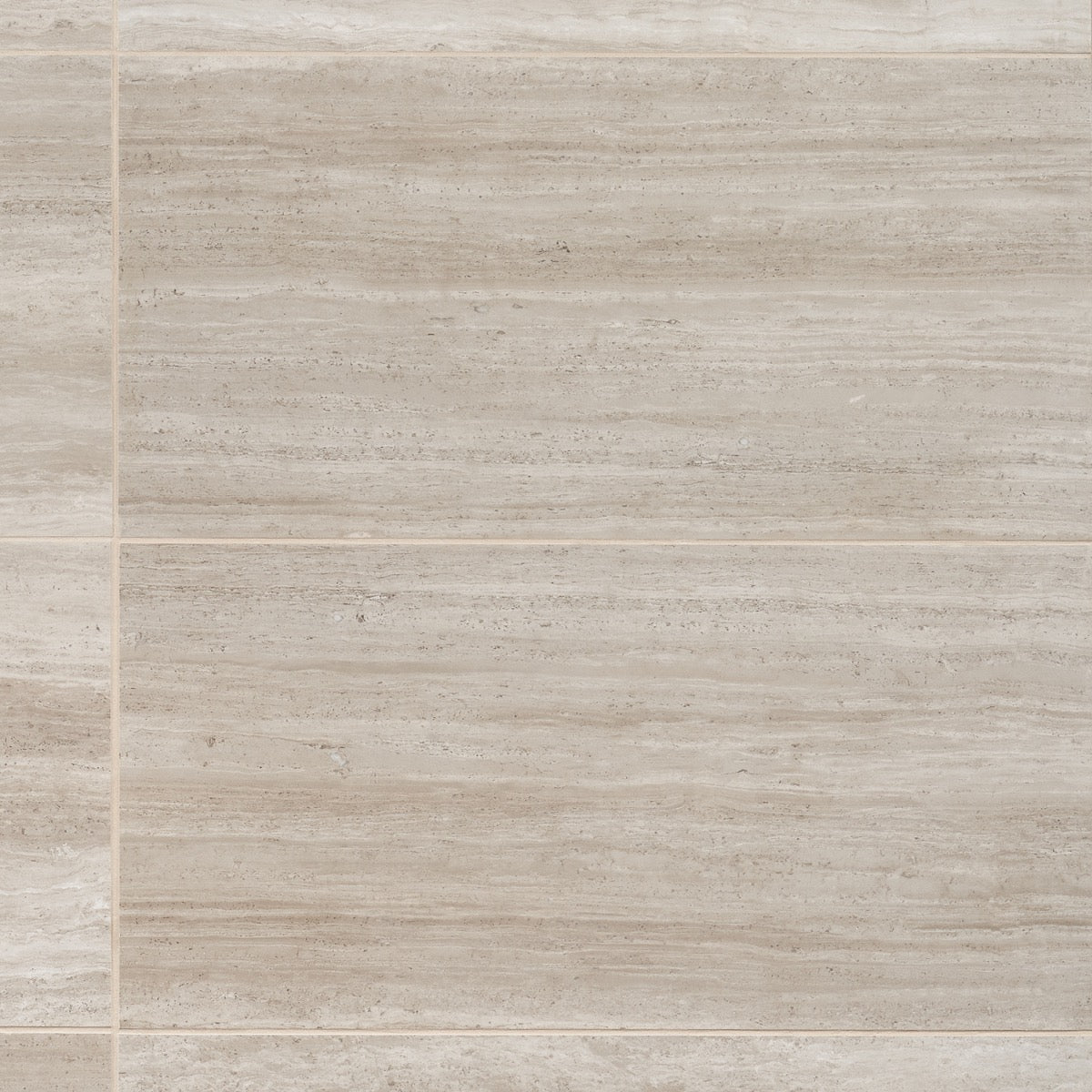 Nashville Taupe Beige 12x24 Travertine Look Matte Porcelain Tile