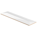 Colorplay Inflex White 4.5x18 3D Crackled Glossy Ceramic Tile