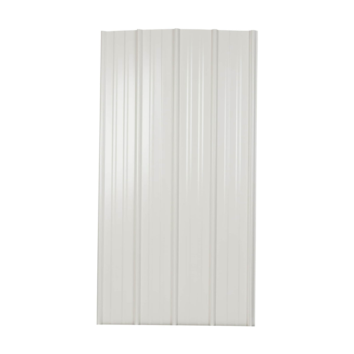Metal Sales Classic Rib 3-ft x 8-ft White Steel Roof Panel (29-Ga, 37.5-in Coverage)