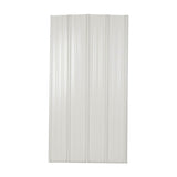 Metal Sales Classic Rib 3-ft x 8-ft White Steel Roof Panel (29-Ga, 37.5-in Coverage)