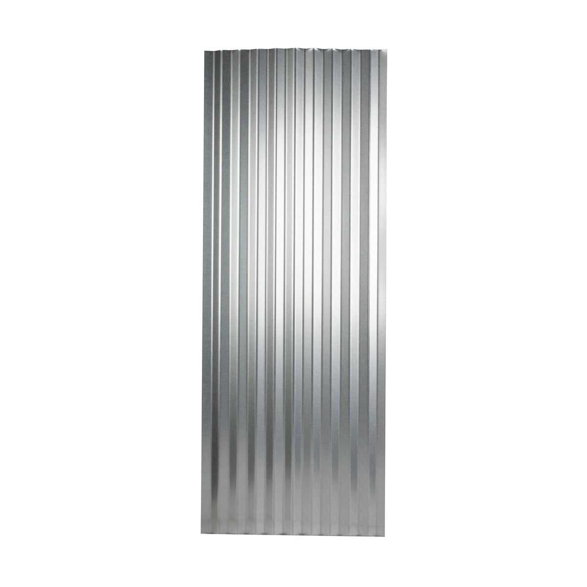 Metal Sales 2-ft x 8-ft Corrugated Galvanized Steel Roof Panel, 32-Gauge, Silver