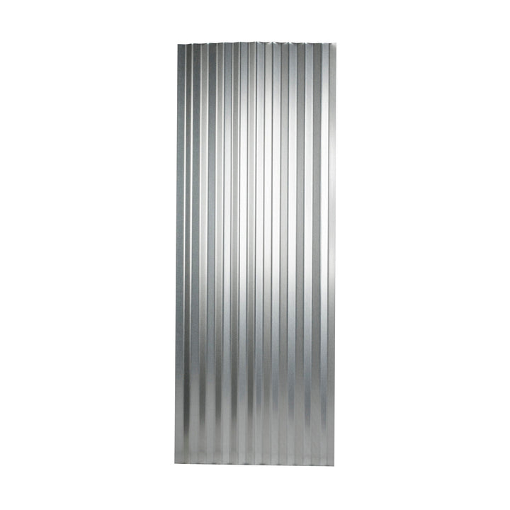 Metal Sales 2-ft x 8-ft Corrugated Galvanized Steel Roof Panel, 32-Gauge, Silver
