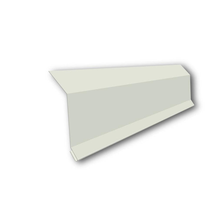 Metal Sales Eave 3.5-in x 10.5-ft White ColorFit40 Galvanized Steel Drip Edge