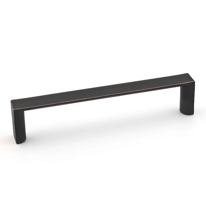 Richelieu Megantic 5-1/16-in (128mm) Center to Center Brushed Oil-Rubbed Bronze Rectangular Handle Drawer Pull