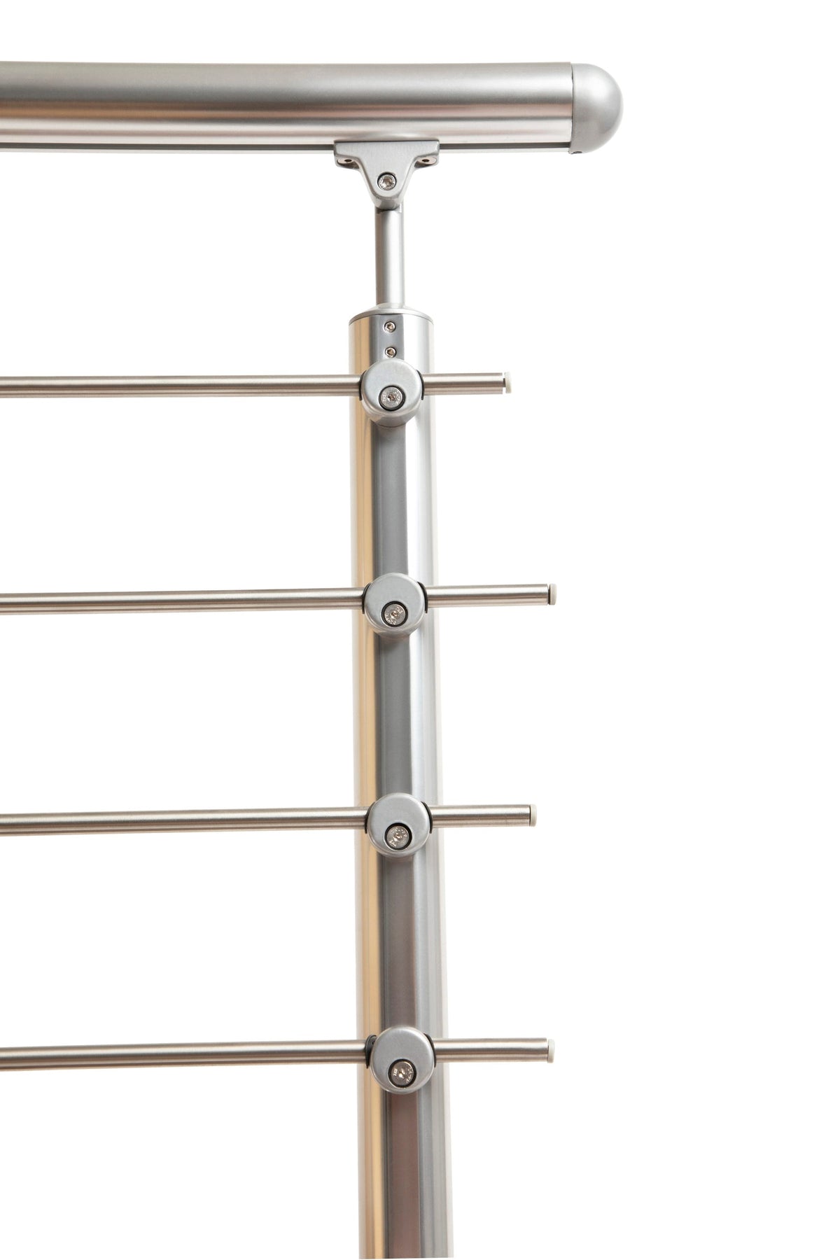 DOLLE Prova 6-ft x 36-in Brushed Aluminum Deck Rail Kit