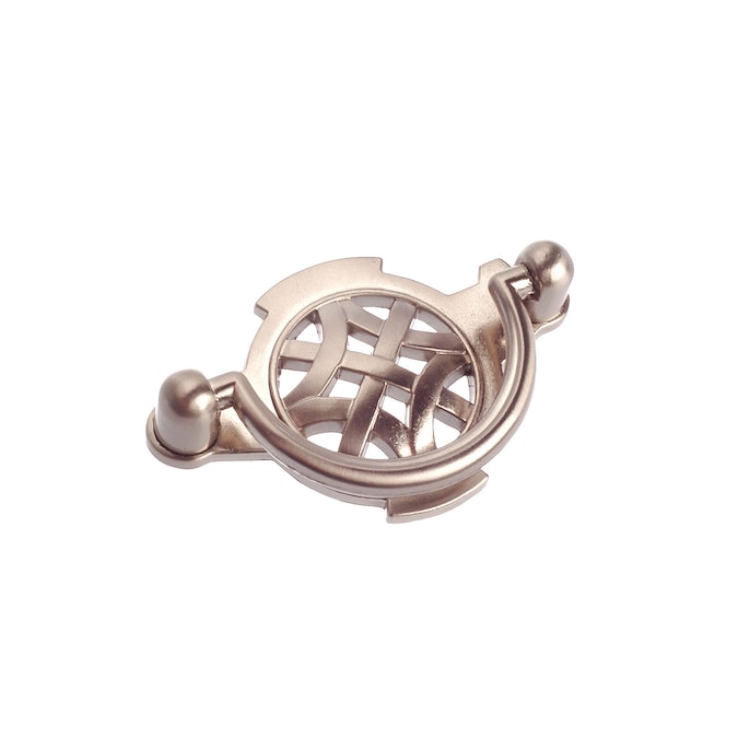 Richelieu Provence 2-1/2-in (64mm) Center to Center Brushed Nickel Oval Bail/Drop Drawer Pull