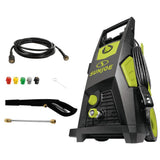 Sun Joe 2300 Max PSI 1.48 GPM Brushless Induction Electric Pressure Washer with Brass Hose Connector