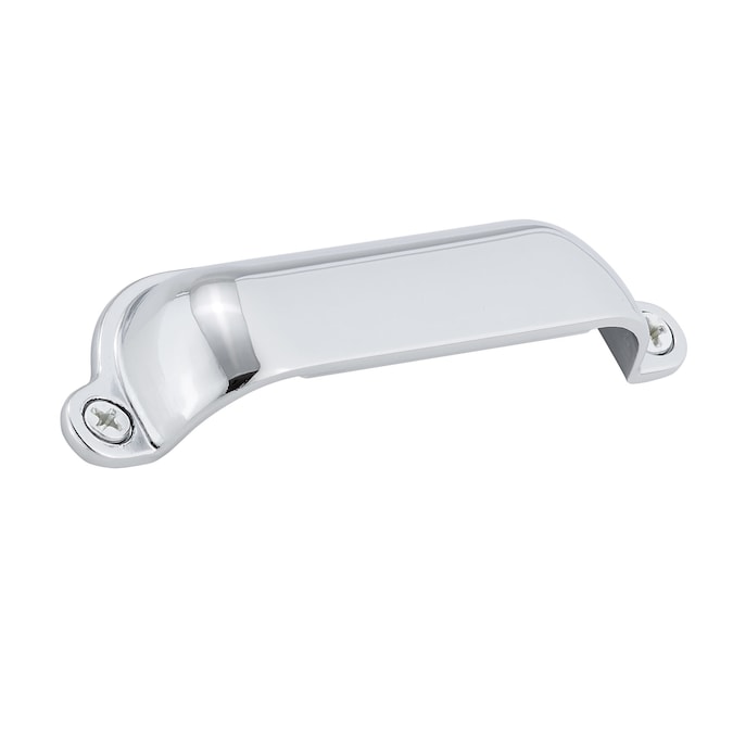 Richelieu 3-1/2-in (89mm) Center to Center Chrome Novelty Cup Drawer Pull