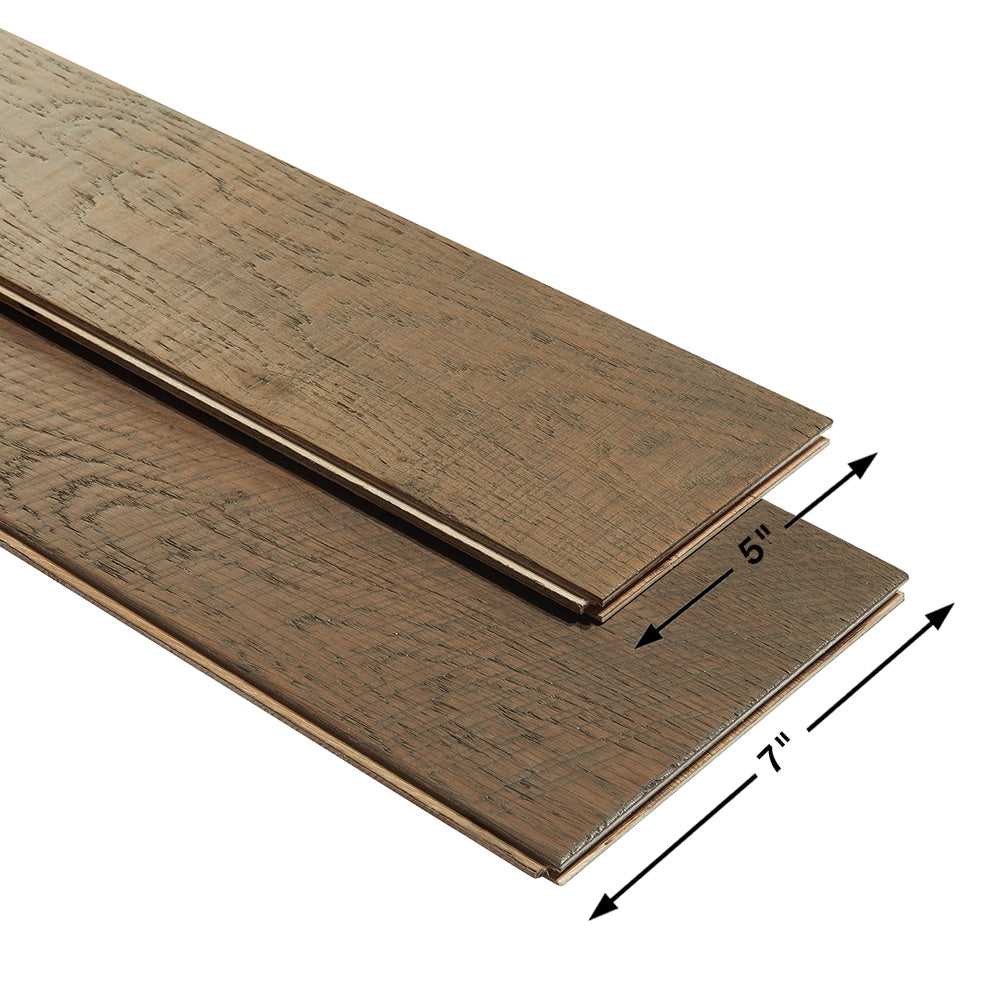 Villa Barcelona French oak Rubi hardwood flooring — color and finish detail