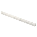 Satori Venatino Polished Natural Stone Marble Pencil Liner Tile (5/8-in x 12-in)