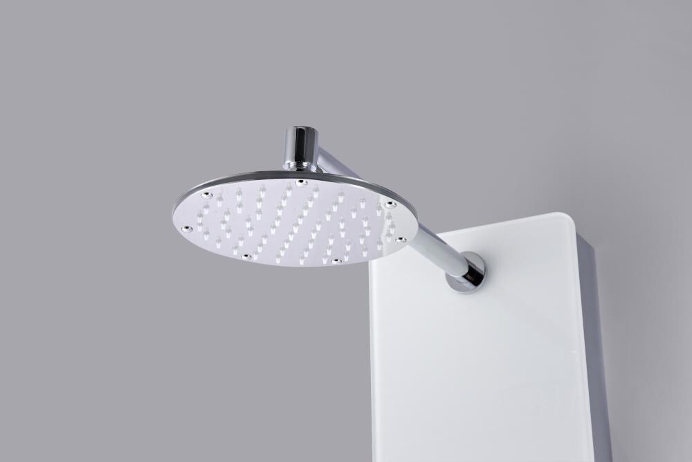 ANZZI Savannah White 3-Spray Shower Panel System (Valve Included)