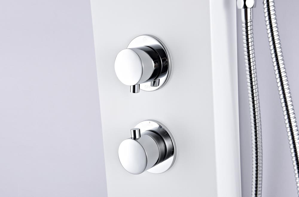 ANZZI Aquifer White 2-Spray Shower Panel System (Valve Included)
