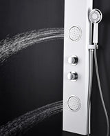 ANZZI Aquifer White 2-Spray Shower Panel System (Valve Included)