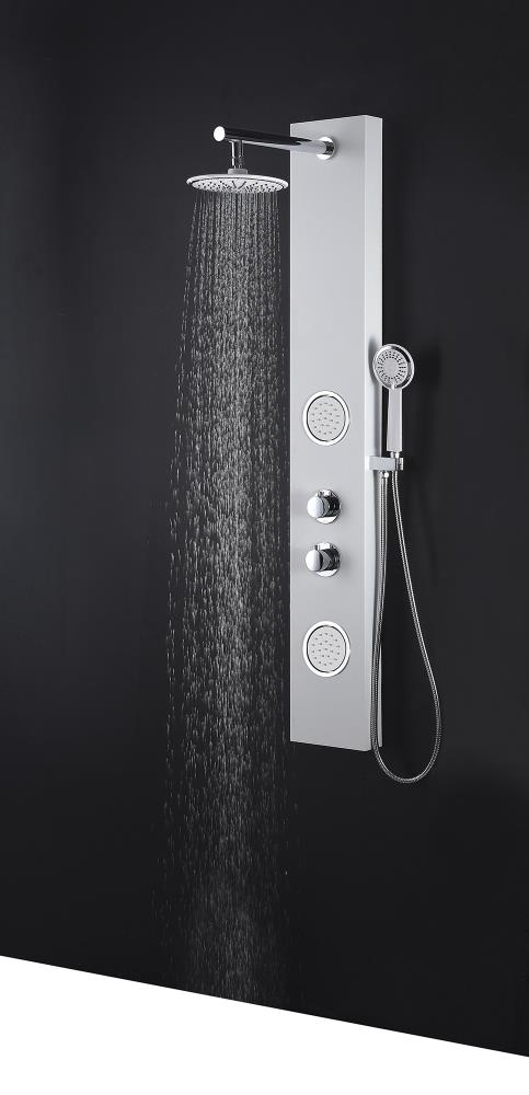 ANZZI Aquifer White 2-Spray Shower Panel System (Valve Included)