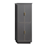 Avanity Allie/Austen 24-in x 65-in x 16-in Twilight Gray Wood Freestanding Linen Cabinet