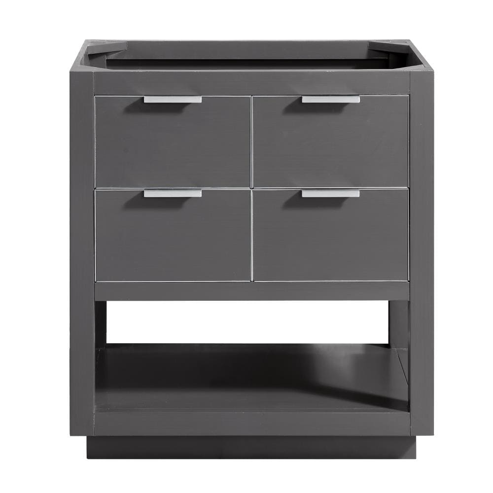 Avanity Allie 30-in Twilight Gray Bathroom Vanity Cabinet