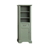 Avanity Colton 22-in W x 65-in H x 16-in D Basil Green Plywood Freestanding Linen Cabinet