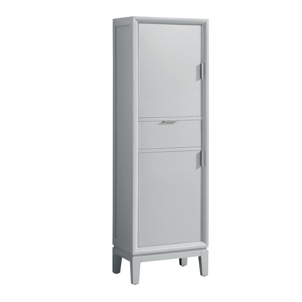 Avanity Emma 20-in W x 65-in H x 15-in D Dove Gray Plywood Freestanding Linen Cabinet