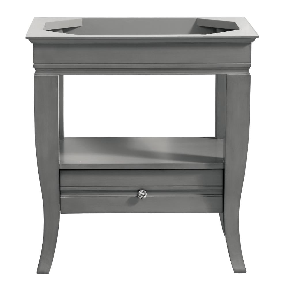Avanity Milano 30-in Light Charcoal Bathroom Vanity Cabinet