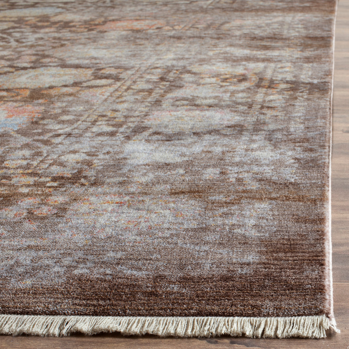 Safavieh Vintage Persian Tulac 8 x 10 Brown/Multi Indoor Distressed/Overdyed Vintage Area Rug