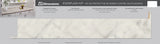 VT Dimensions 7.5-in W x 28-in H x 0.75-in D Carrara Bianco Laminate Square Kitchen Countertop Side Splash