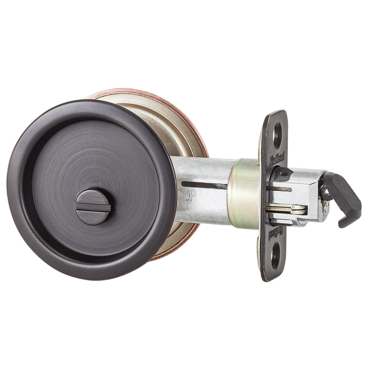 Kwikset 2.03-in Venetian Bronze Pocket Door Pull