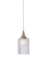 Portfolio Nickel Transitional Teardrop Pendant Light, Mix and Match Mini, 63-in Max Height