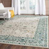 Safavieh Serenity Pasquale 8 x 10 Beige/Blue Indoor Floral/Botanical Vintage Area Rug