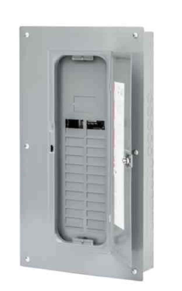 Square D Homeline 125-Amp 24-space load center - side view