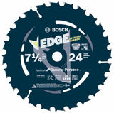 Bosch Edge 7-1/4-in 24-Tooth Tungsten Carbide-Tipped Steel Circular Saw Blade