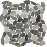 Delfino Stone Paradise Blend 12-in x 12-in Honed Natural Stone Pebble Floor and Wall Tile (0.95-sq. ft/ Piece)
