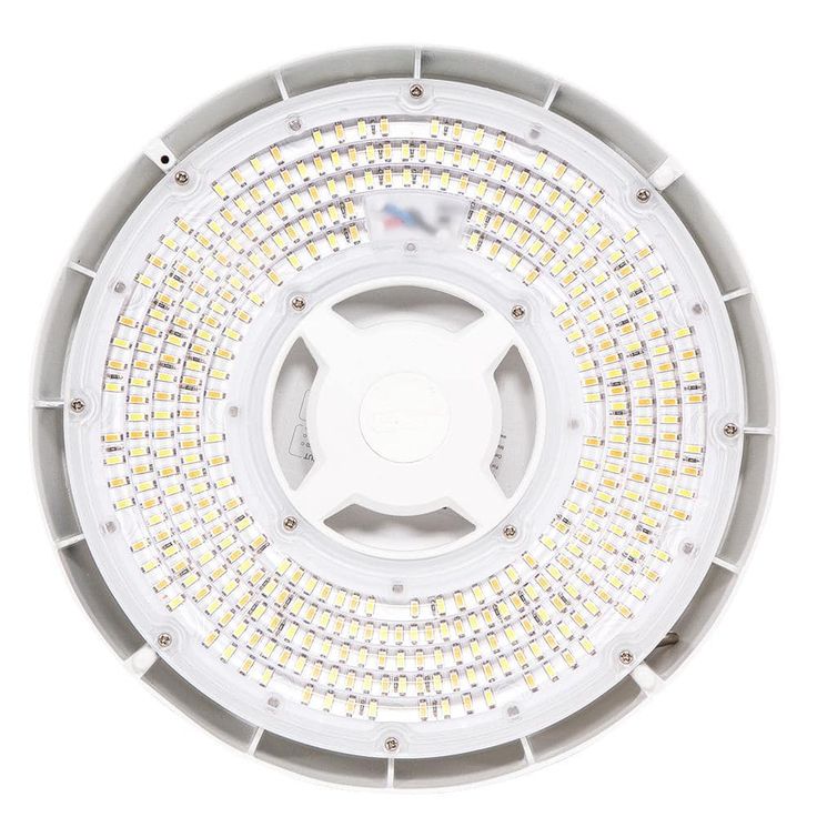 Commercial Electric 11 in.  Adjustable CCT Multiple Lumens 100-Watt Round Integrated LED High Bay Light 120-277V Mounting Options