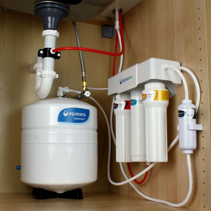 OptimH2O Reverse Osmosis Claryum Under-Counter Water Filtration System with Chrome Finish Faucet