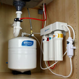 OptimH2O Reverse Osmosis Claryum Under-Counter Water Filtration System with Chrome Finish Faucet