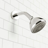 6-7/8 in. 1-Spray Wall Mount Showerhead Shower Set in Brushed Nickel - Super Arbor