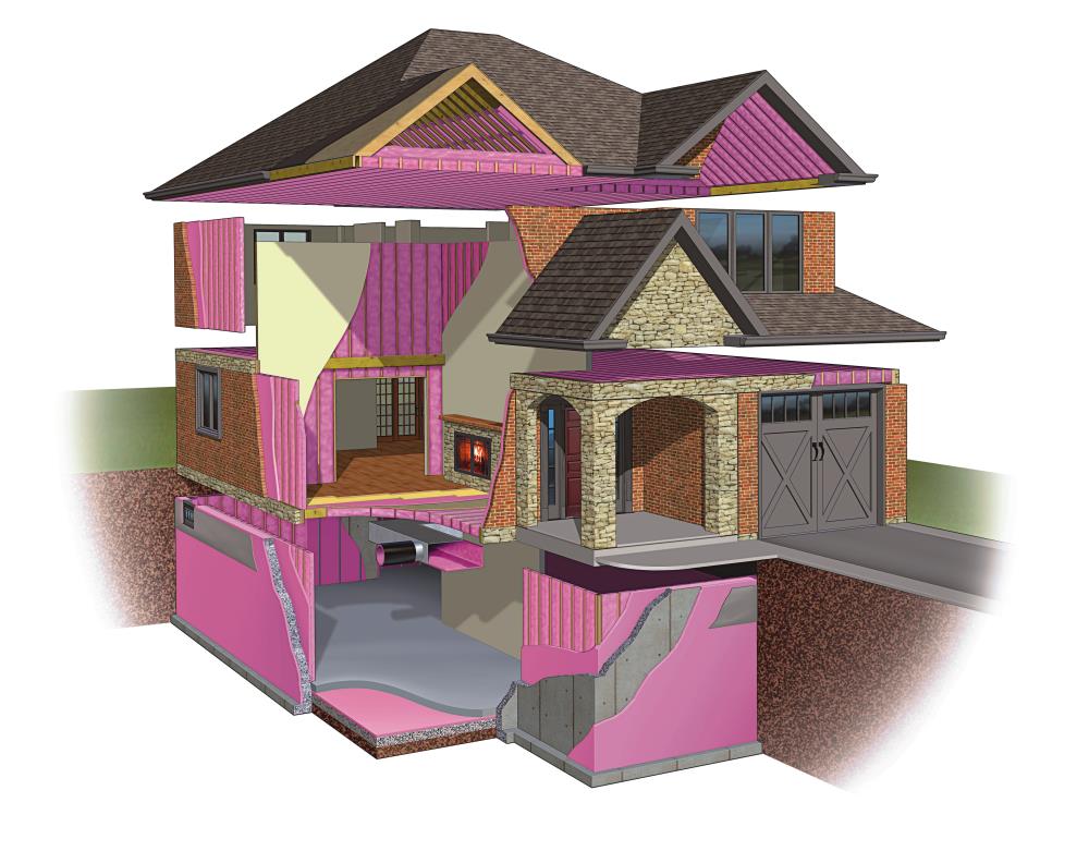 Owens Corning EcoTouch R-30 Unfaced Fiberglass Insulation Roll, 15 in W x 25 ft L, 31.25 sq ft Coverage