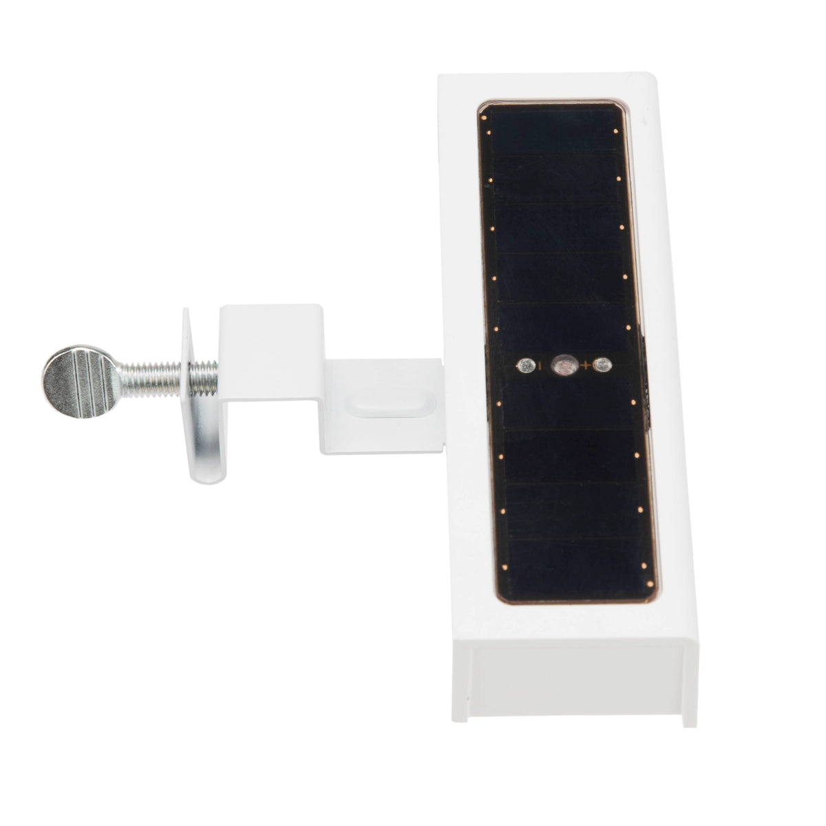 Portfolio Solar White LED Outdoor Gutter/Deck Light, 20-Lumen, 6.1-in L x 1.97-in W x 1.3-in H
