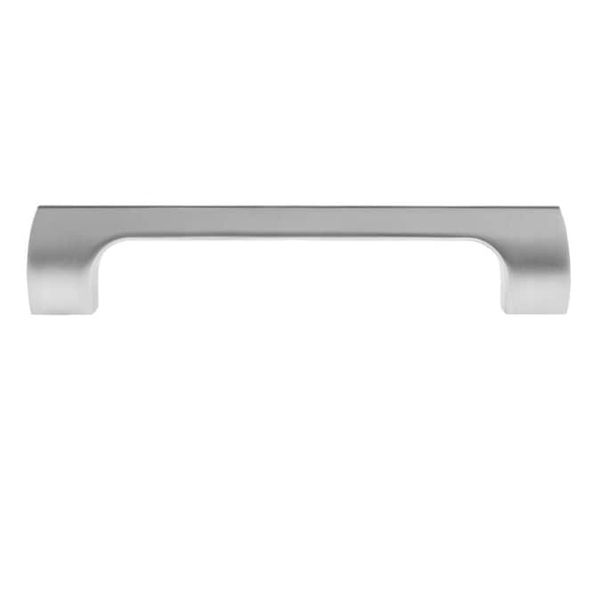 Sumner Street Home Hardware Modern 5-in (127mm) Center to Center Satin Nickel Rectangular Bar Drawer Pull