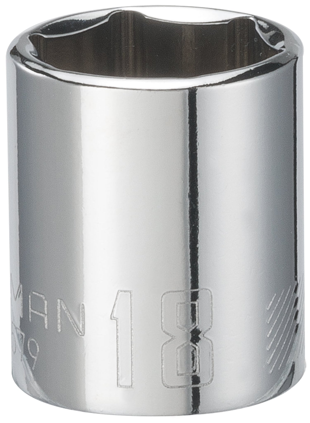 Craftsman 18mm Metric 6-Point Shallow Socket, 3/8 in. Drive