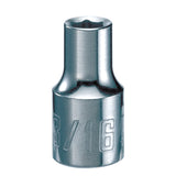 CRAFTSMAN Standard (SAE) 1/4-in Drive 6-Point 3/16-in Shallow Socket