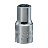CRAFTSMAN 7/32-in SAE 6-Point Shallow Socket, 1/4-in Drive