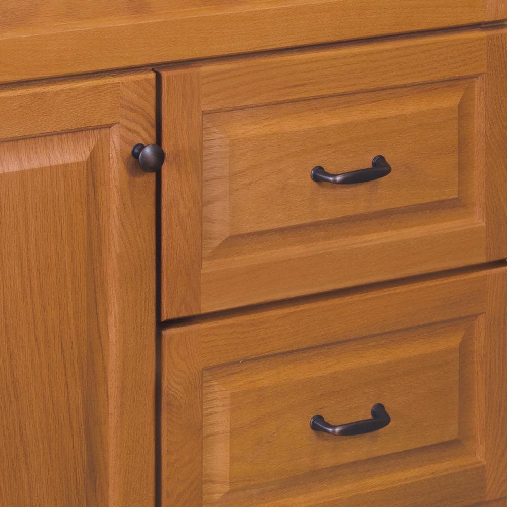 Project Source 36-in Golden Bathroom Vanity Base Cabinet without Top