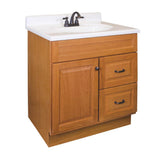 Project Source 30-in Golden Bathroom Vanity Base Cabinet without Top