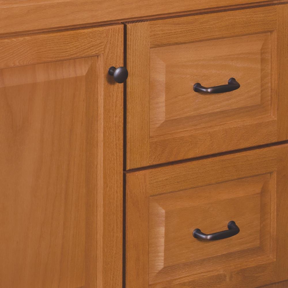 Project Source 30-in Golden Bathroom Vanity Base Cabinet without Top