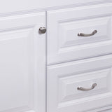 Project Source 36-in White Bathroom Vanity Cabinet (Base Only, Without Top)
