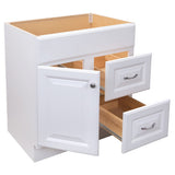 Project Source 30-in White Bathroom Vanity Cabinet